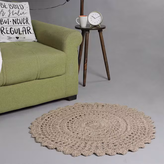 THE BEER VALLEY Jute Rug