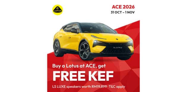 Buy a Lotus at ACE 2026 and get free KEF LS LUXE speakers