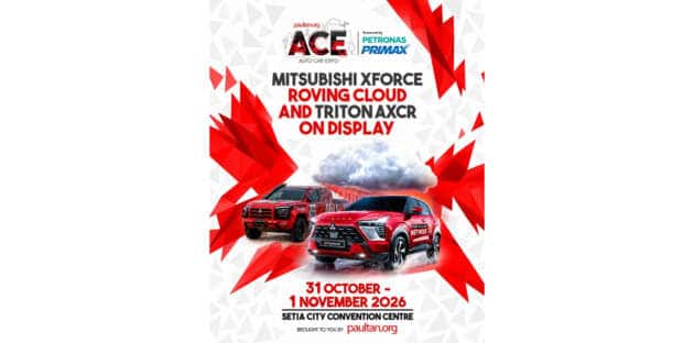 Mitsubishi Xforce Roving Cloud and AXCR Triton on display at ACE 2026