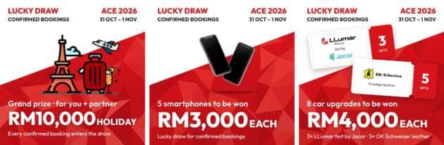 ACE 2026 lucky draw prizes