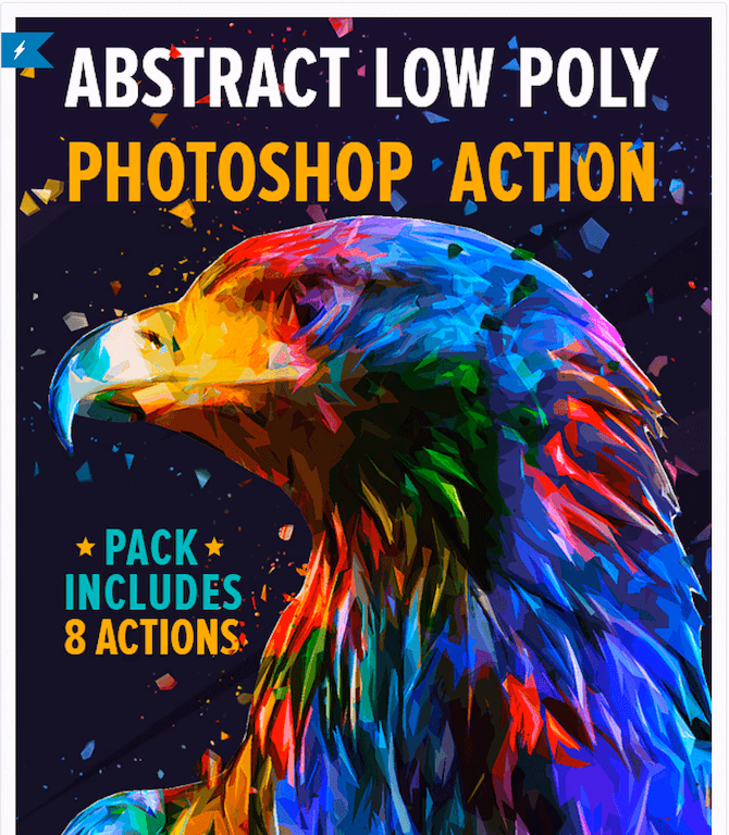 Abstract Low Poly