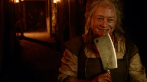 AMERICAN HORROR STORY: ROANOKE -- Pictured: Kathy Bates as Butcher. CR: Frank Ockenfels/FX
