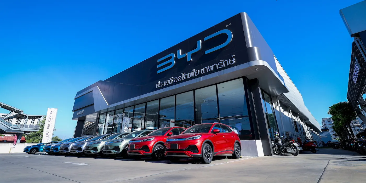 BYD China EV exports Southeast Asia