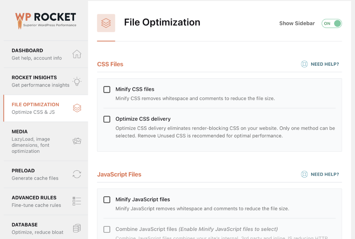 Caching and core web vitals optimization with WP Rocket – Source: WP Rocket