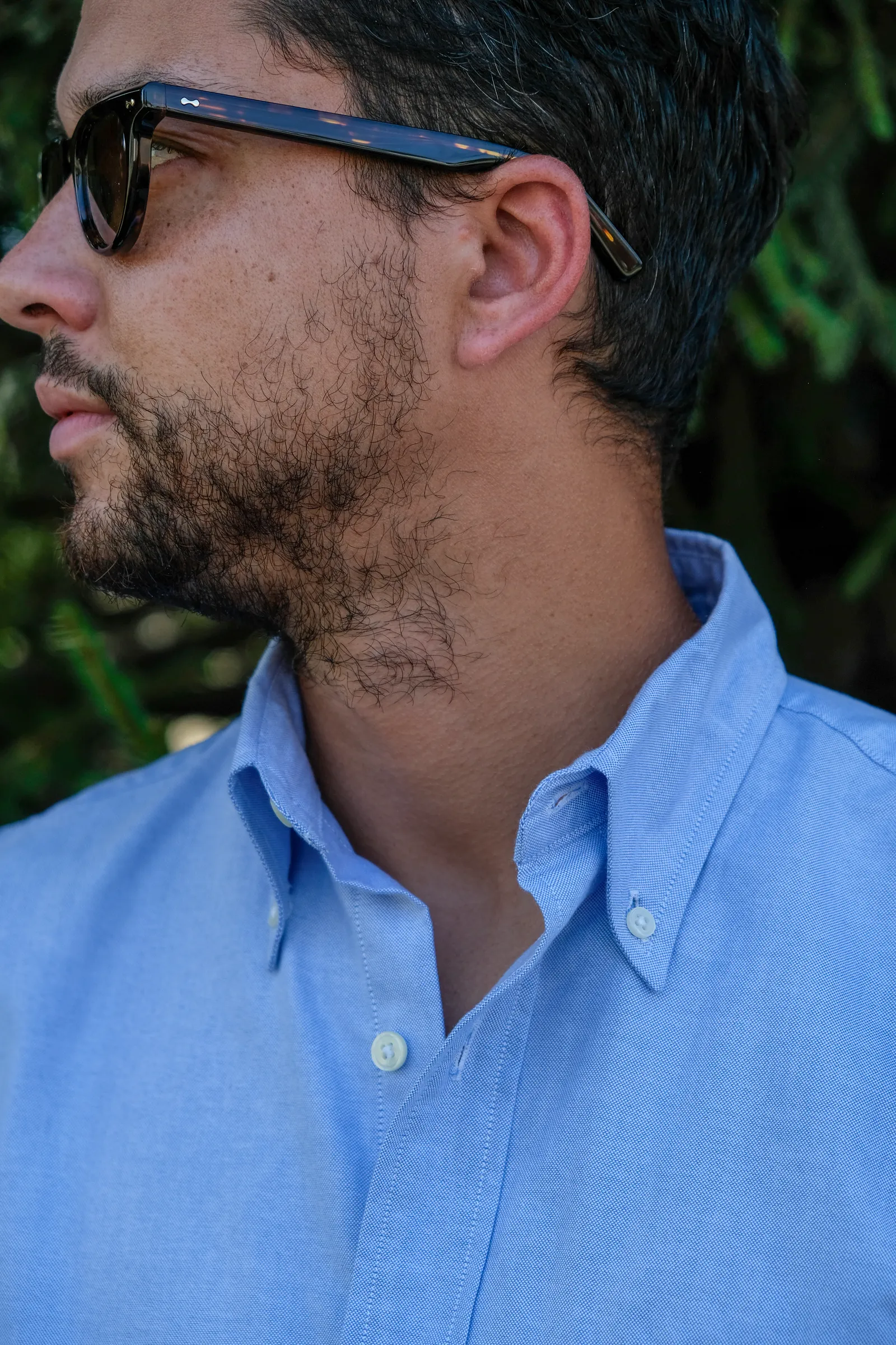 Image may contain Rafael de Utrera Head Person Face Adult Body Part Neck Accessories and Glasses