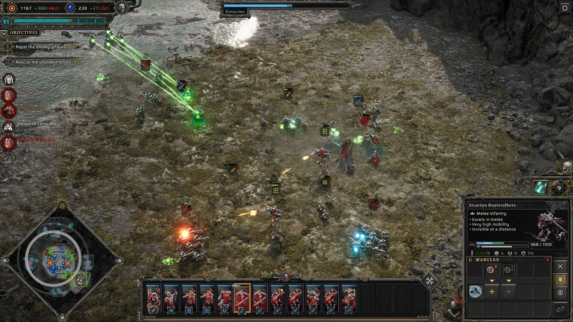 Fighting Necrons in Dawn of War 4
