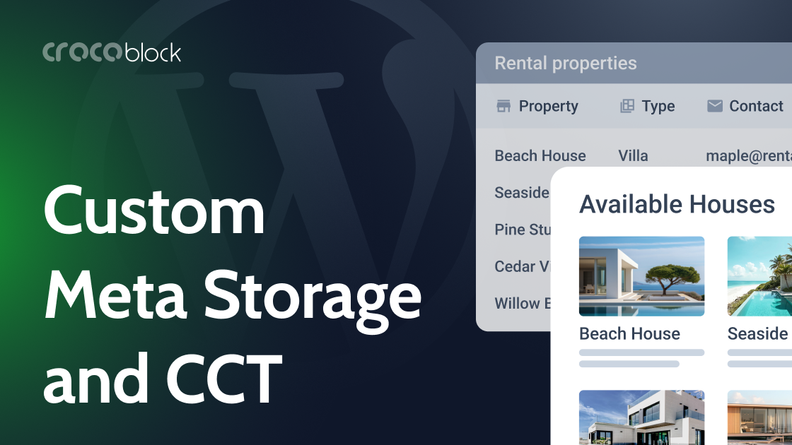 Custom Meta Storage by JetEngine and CCT Use Cases Explained