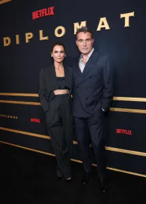 Keri Russell and Rufus Sewell at Netflix's 