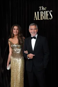 LONDON, ENGLAND - OCTOBER 09: Amal Clooney and George Clooney attend The Clooney Foundation For Justice's The Albies 2026 at Natural History Museum on October 09, 2026 in London, England. (Photo by Alberto Pezzali/Getty Images)