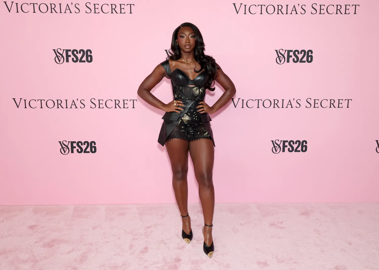 Aniya Henry attends the Victoria's Secret Fashion Show at Sony Pictures Studios in Culver City, Calif. on Oct. 18, 2026.