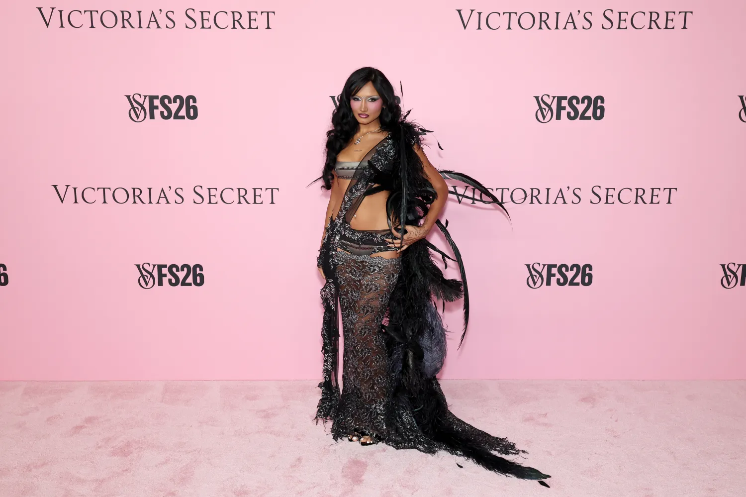 Rhea Raj attends the Victoria's Secret Fashion Show at Sony Pictures Studios in Culver City, Calif. on Oct. 18, 2026.