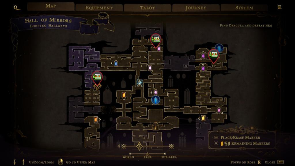 The location of all Hall of Mirrors Brave Heart Fragments.