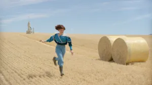 Jenna Ortega in a scene from the movie 'Klara and the Sun'