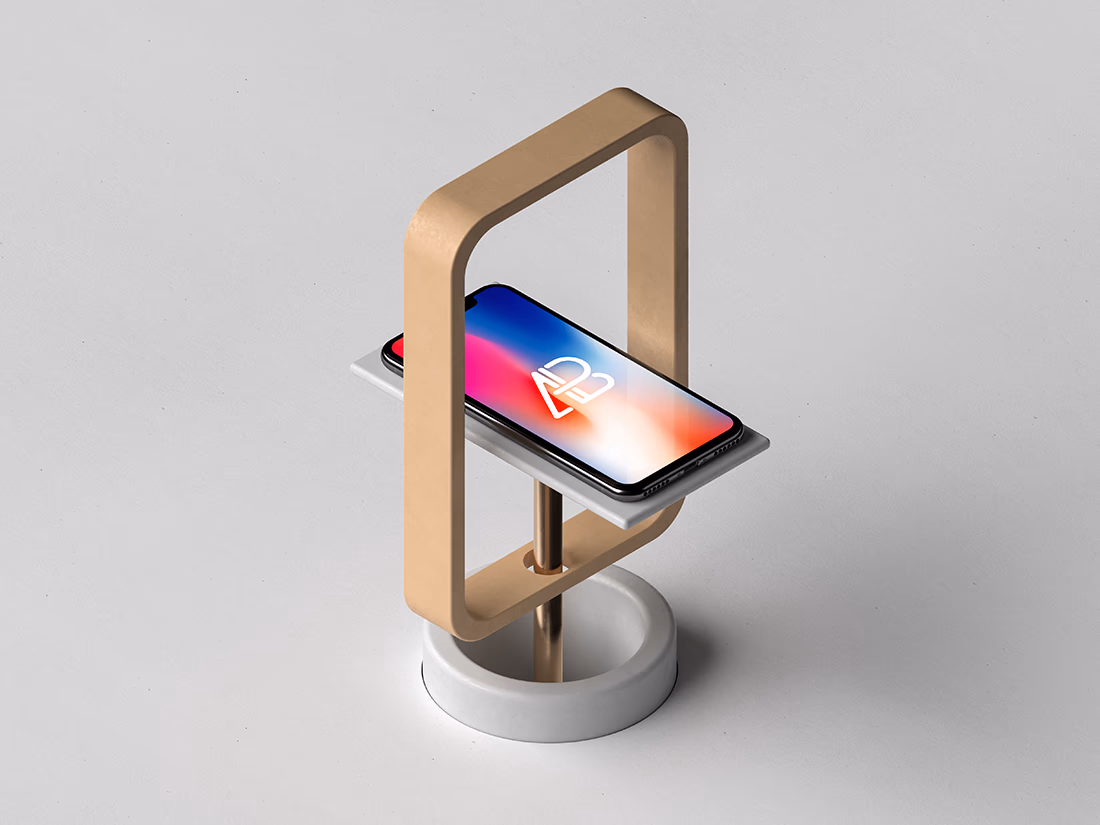 Modern iPhone X Mockup