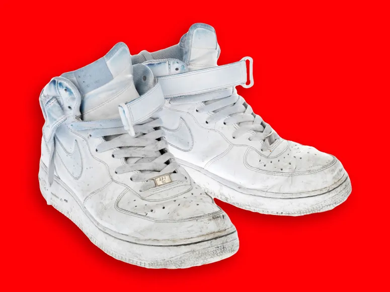 Nike Footwear, Shoe, Red Background
