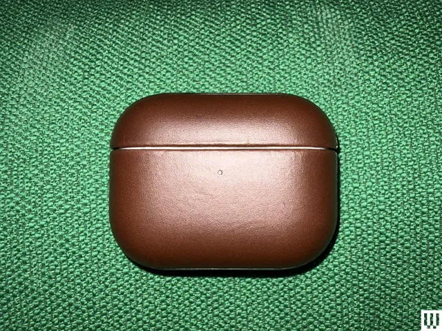 Small leather rounded case 