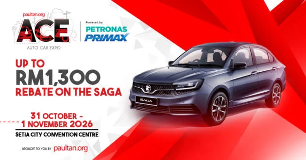 ACE 2026: Up to RM13k rebates on selected Proton models, Saga up to RM1,300 off, exclusive merchandise