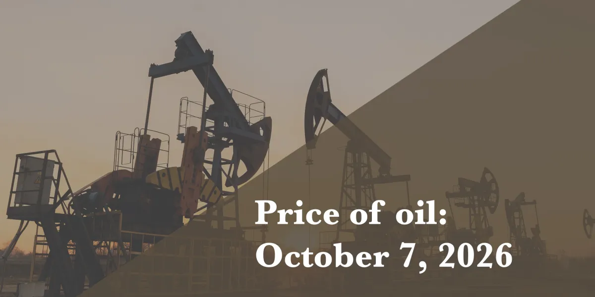 Current price of oil as of Oct. 7, 2026