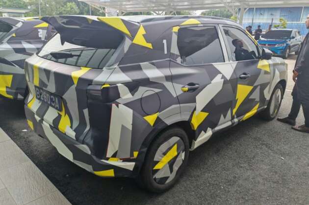 Proton Saga Cross/X30 AMA02 spied with minimal disguise – best look at Perodua Ativa-rivalling SUV!
