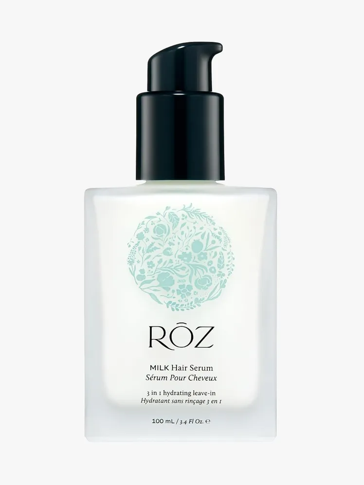 ROZ Lightweight Leave-In Conditioner in branded component on a light gray background