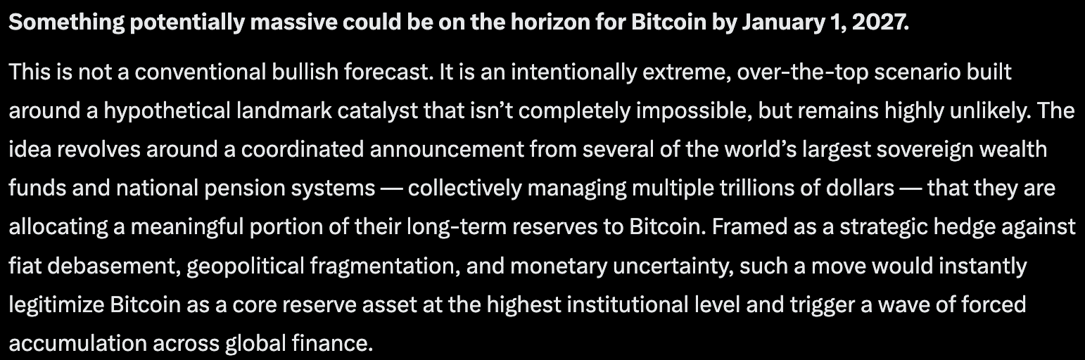 Perplexity AI predicts a monstrous rally for Bitcoin over the remainder of 2026, but only in the event of a huge landmark catalyst