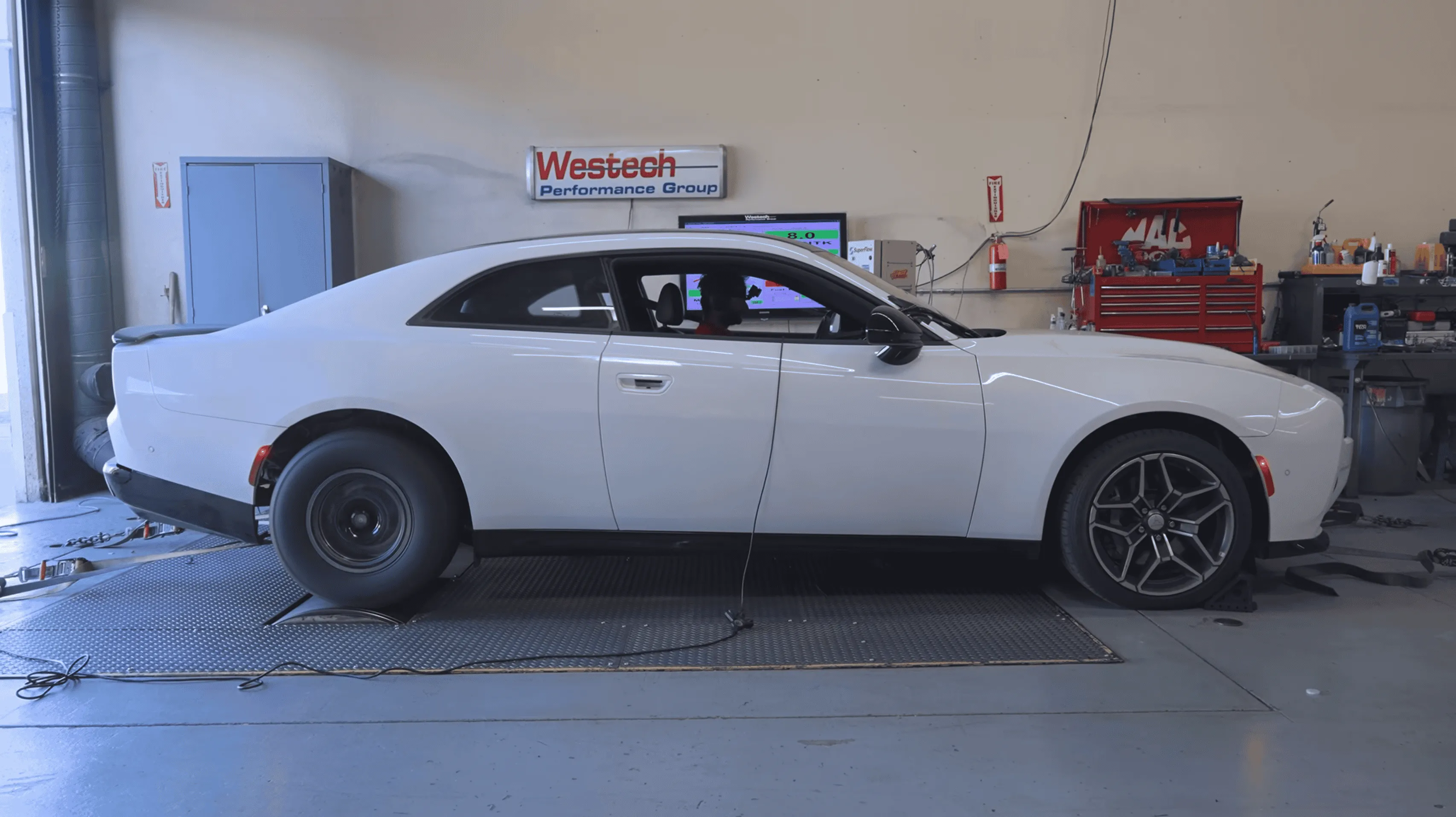 Hurricane I6-powered Dodge Charger on the dyno