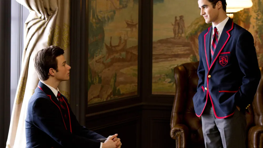 Chris Colfer Joins Darren Criss Onstage