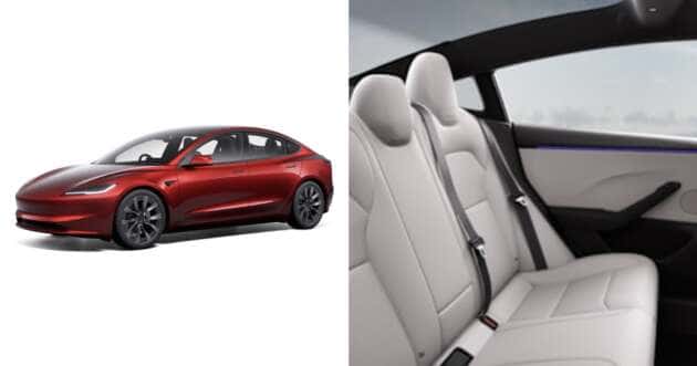 Tesla Model 3 updated in Malaysia – 16-inch screen, V2L, Zen Grey; Performance now 600 km WLTP