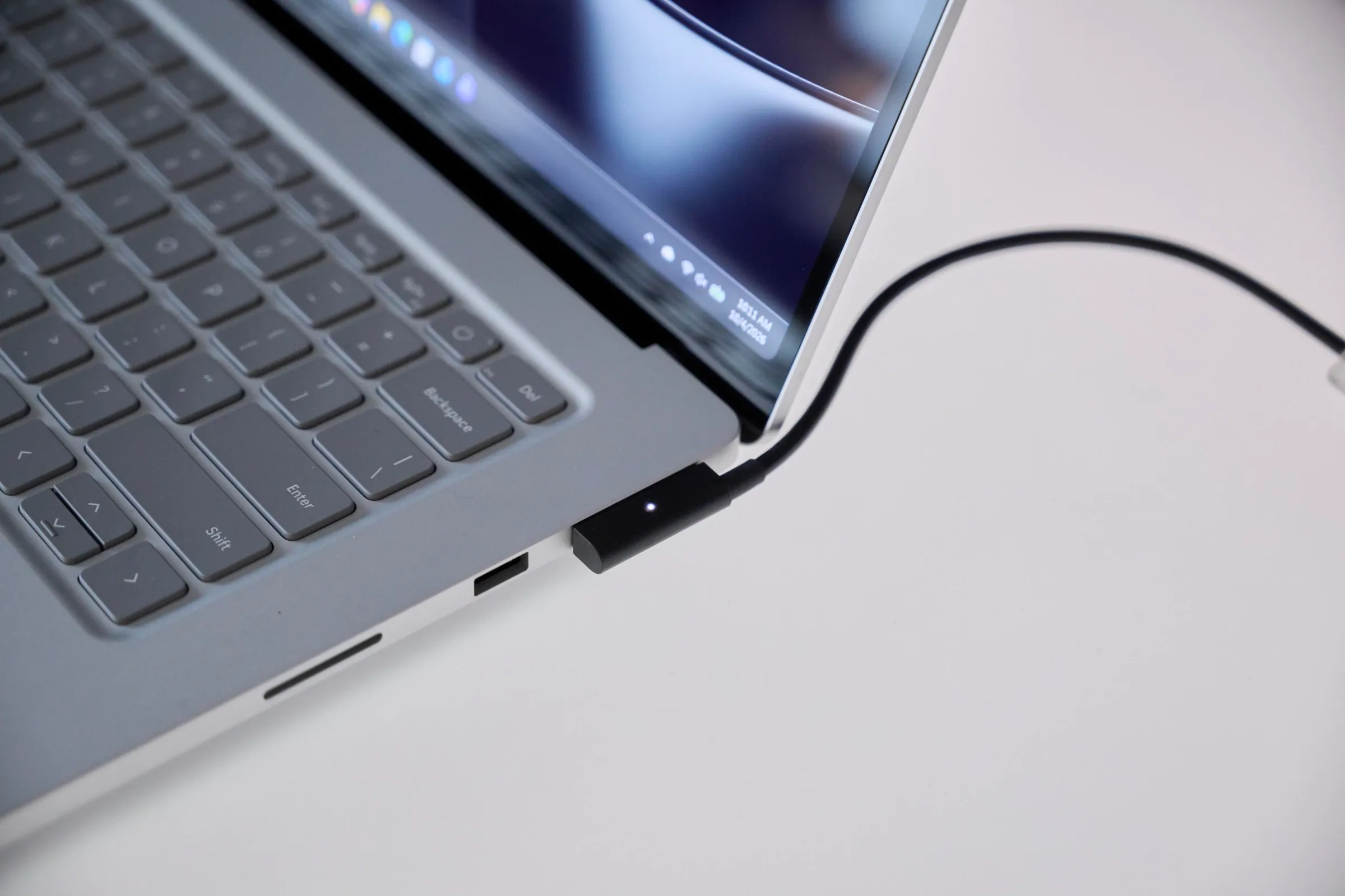 Sadly, only Microsoft’s Surface Laptop Ultra has that slick magnetic USB-C charging.