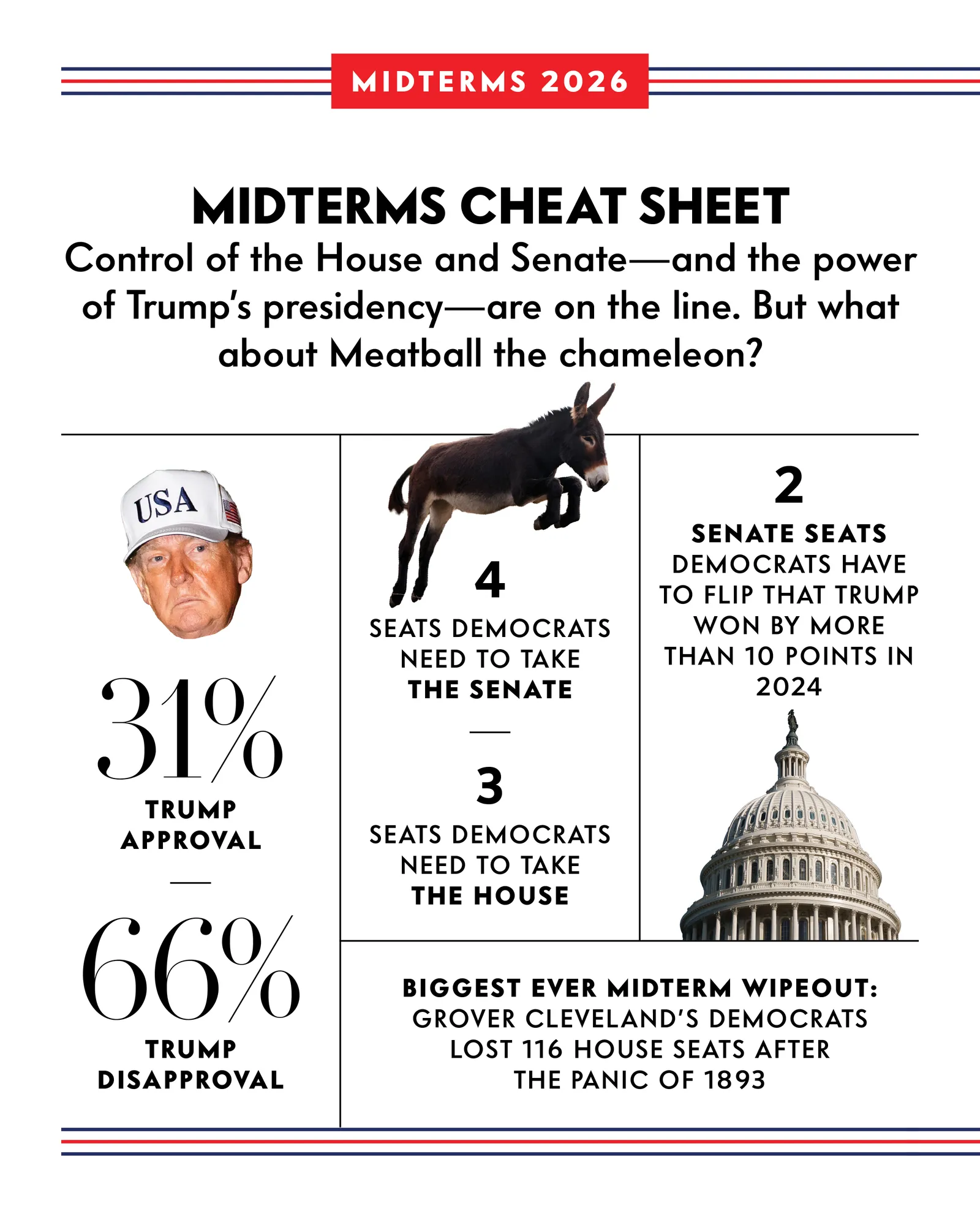 Image may contain Donald Trump Baby Person Advertisement Face Head Animal Horse Mammal Text and Architecture