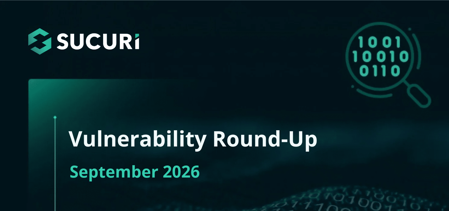 Vulnerability & Patch Roundup — September 2026