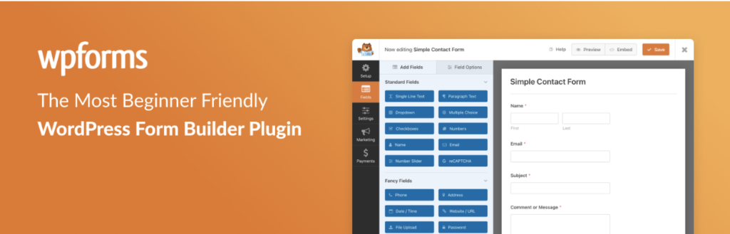WP Forms Banner