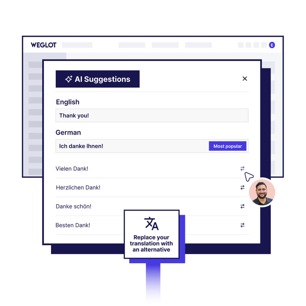Weglot Features - AI suggestions