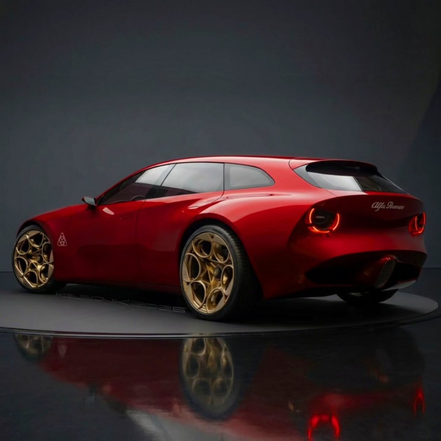Alfa Romeo Giulia Sportwagon \- Rendering