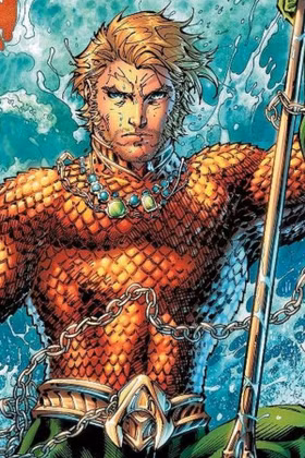 Aquaman from a DC comic