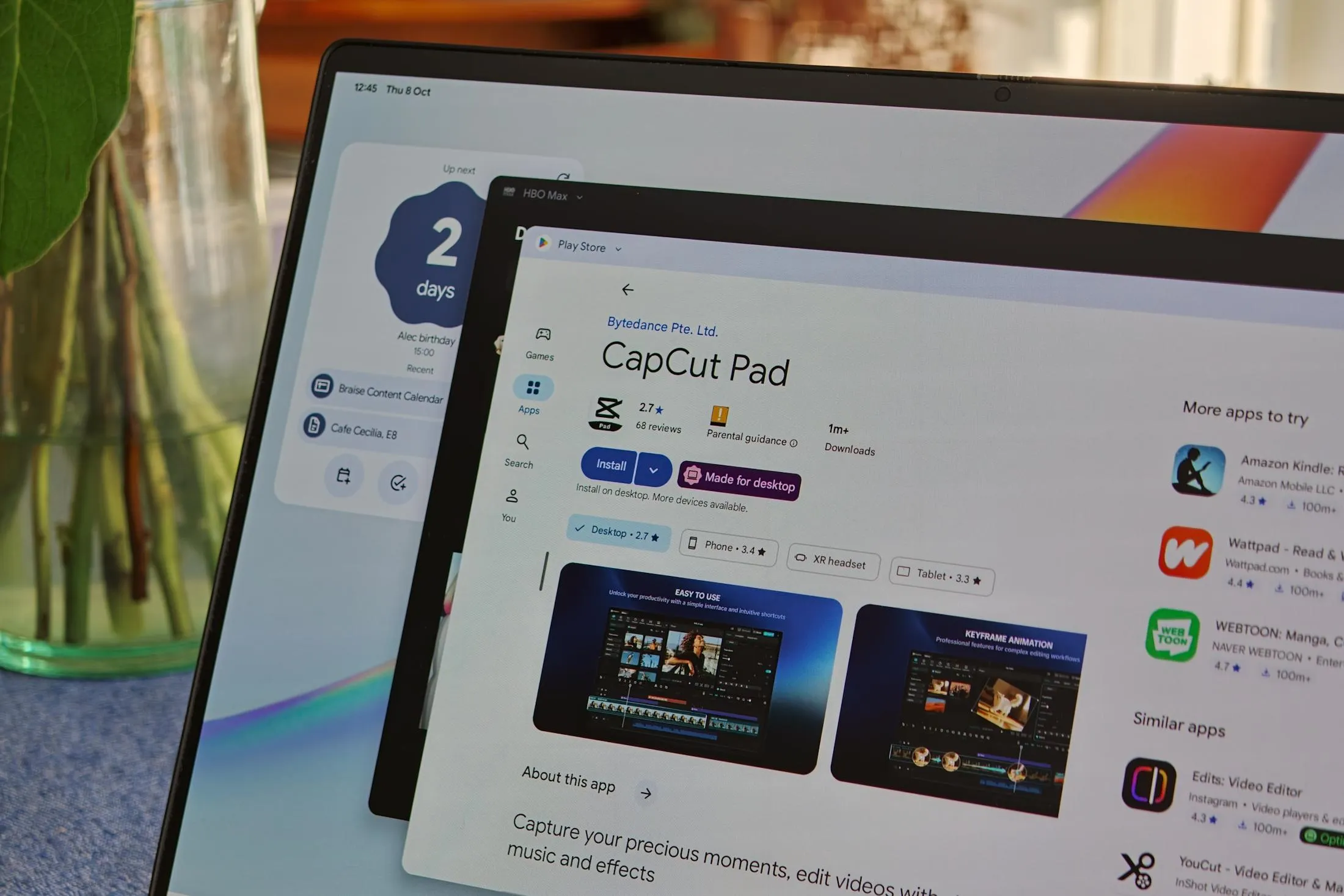 Some apps claim to be “Made for desktop,” everything else is likely to feel at least a little awkward.