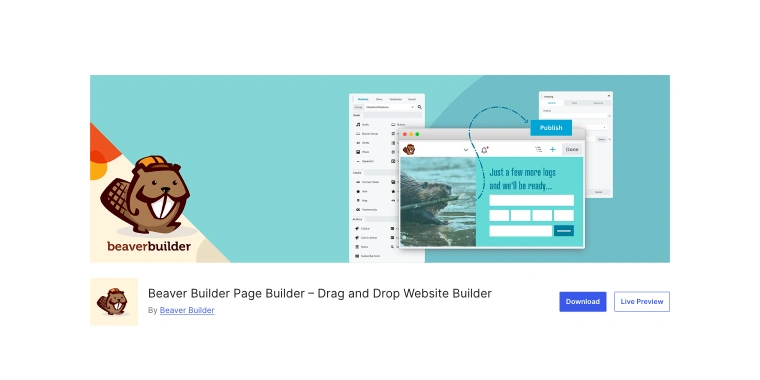 Beaver Builder on wordpress.org