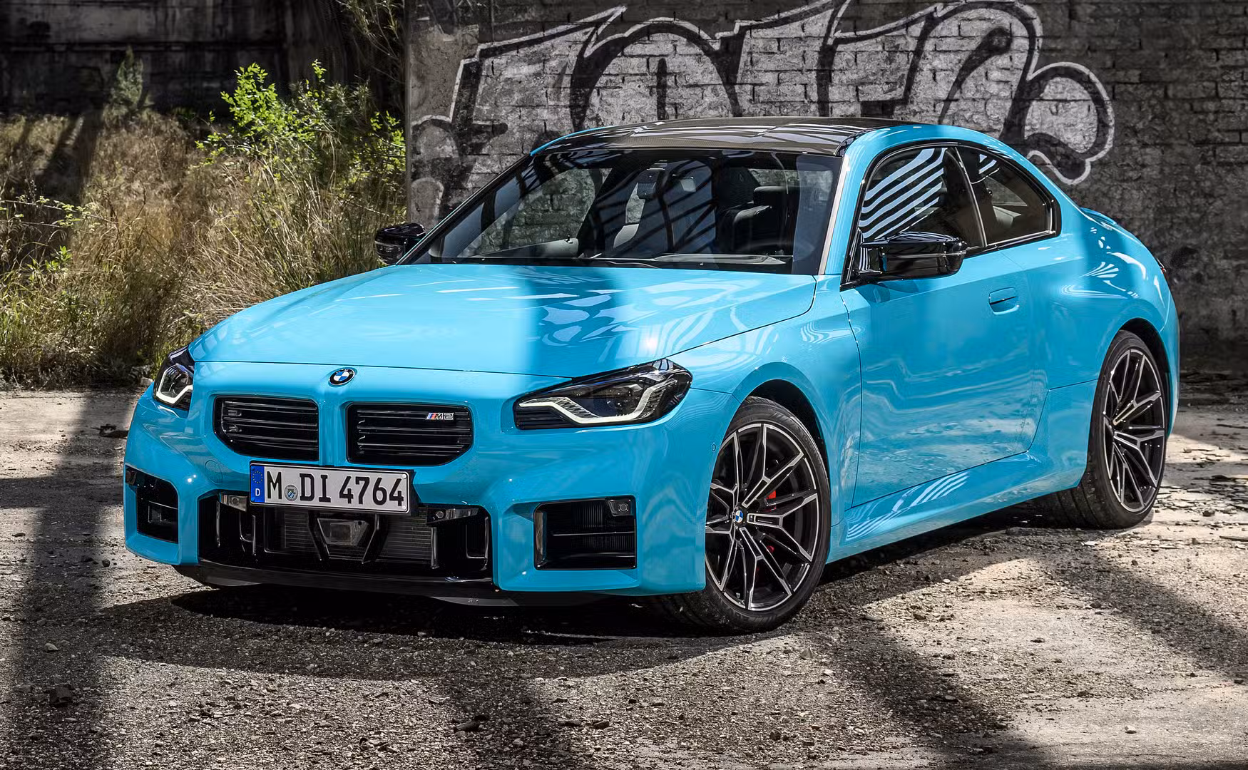 2027 BMW M2 xDrive from the front three-quarter angle