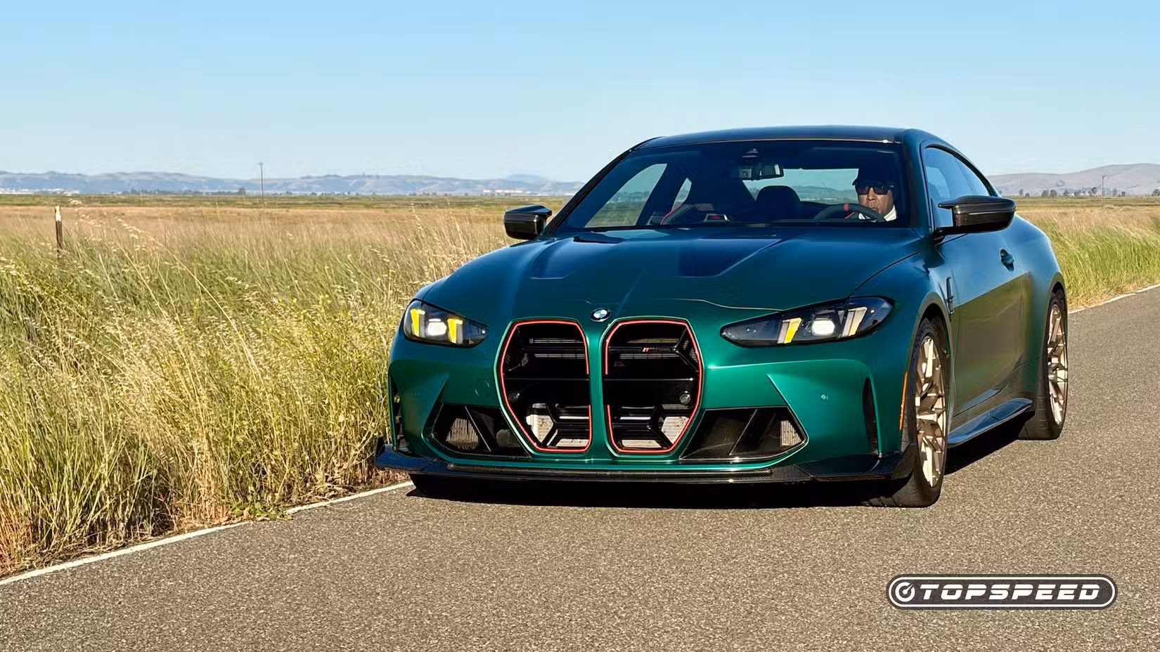 BMW M4 CS exterior front view right side