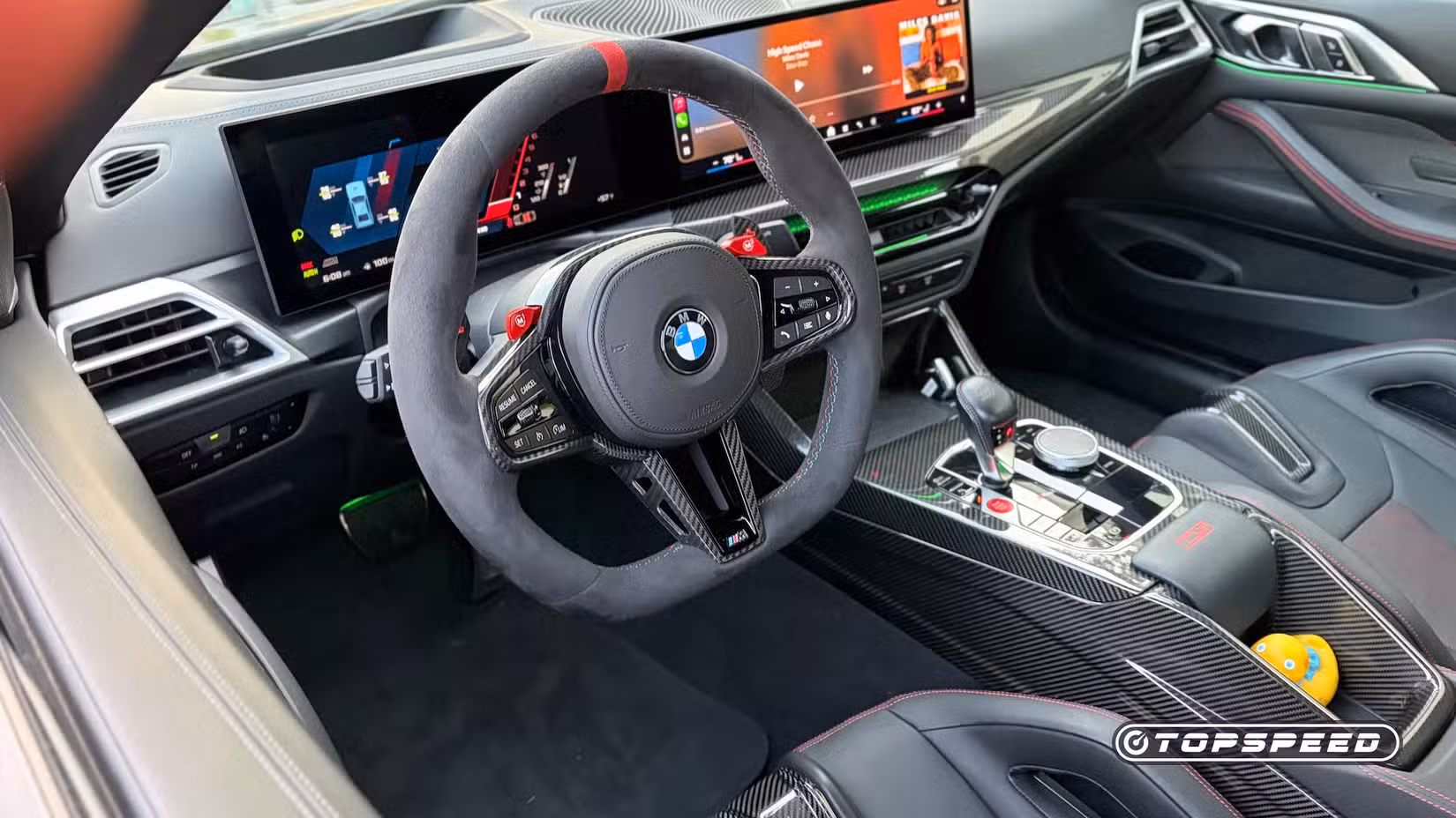 BMW M4 CS Interior steering wheel