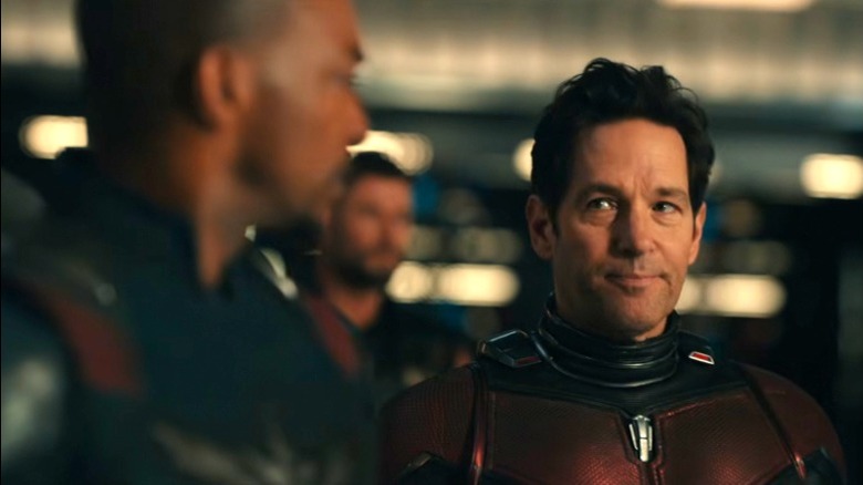 Scott Lang looking at Captain America in Avengers: Doomsday