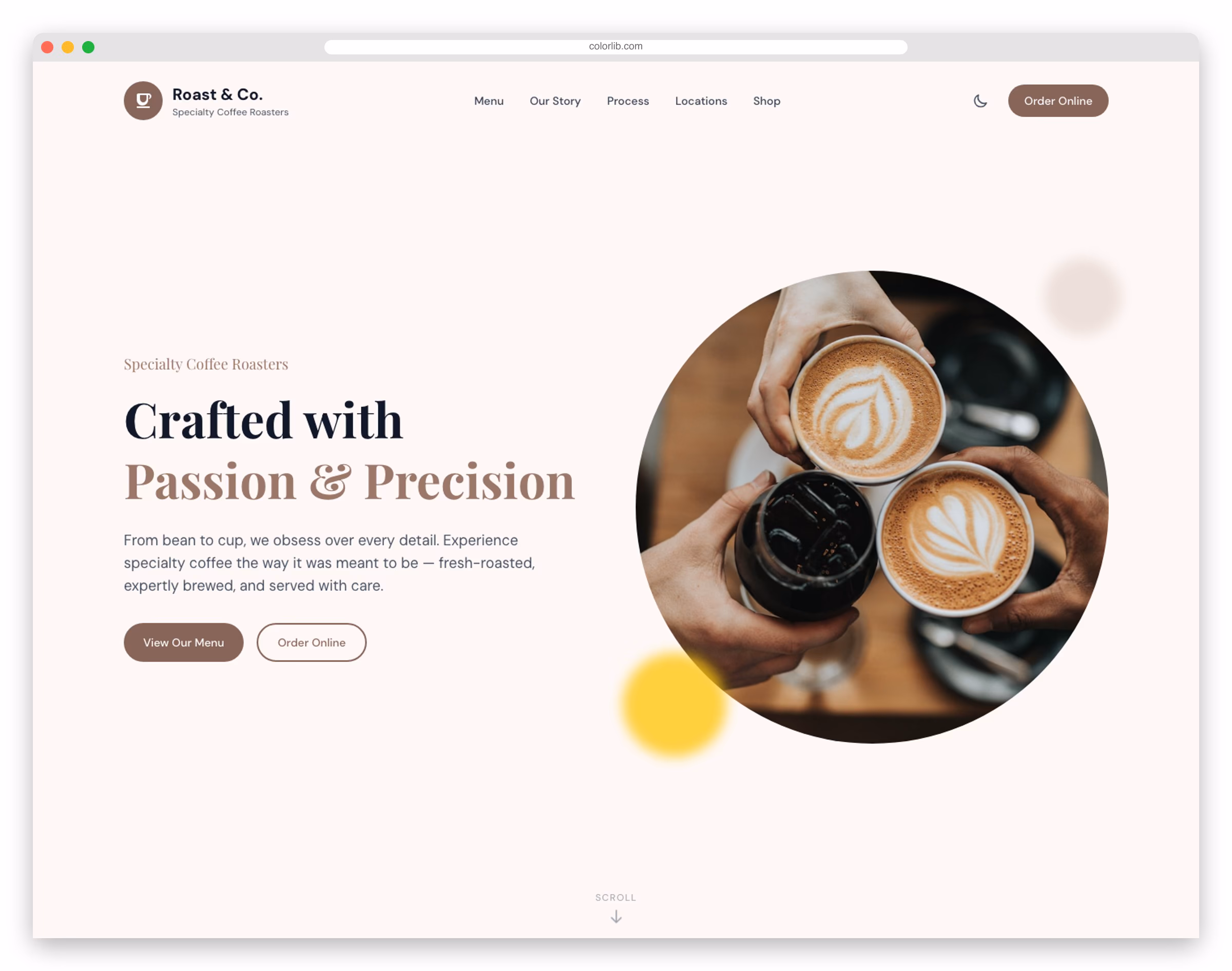 BrewHouse - Free Tailwind CSS Coffee Shop Website Template