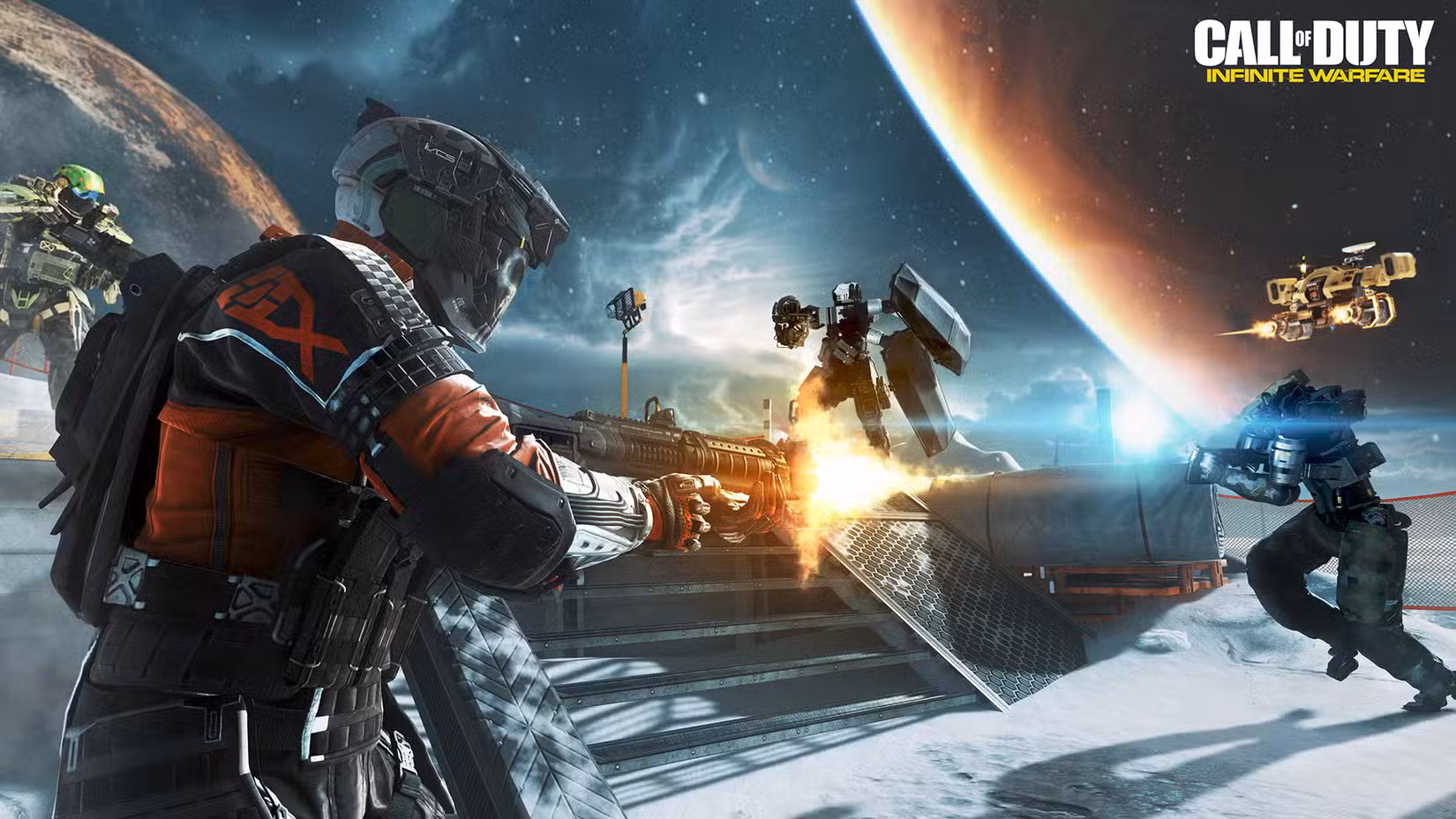 Call of Duty: Infinite Warfare - multiplayer combat on Frost map