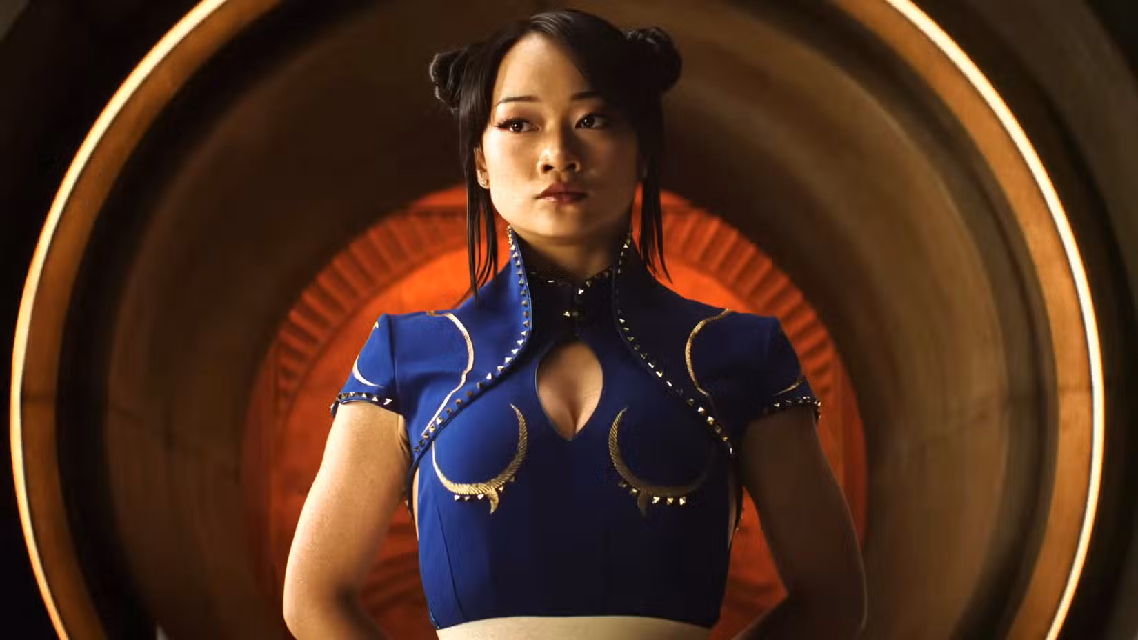 Callina Liang's Chun-Li standing resolute in Street Fighter