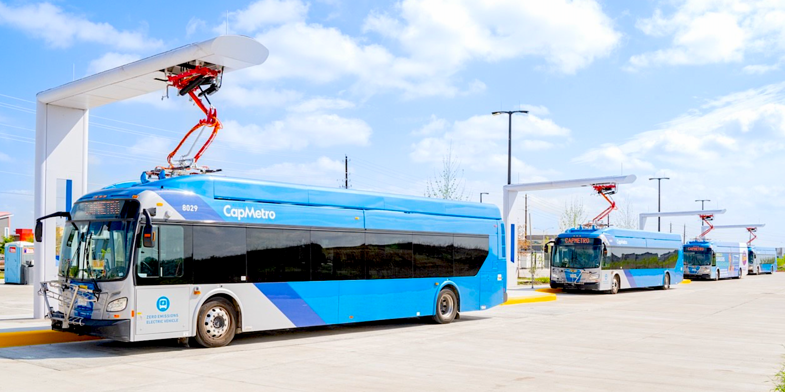 Texas transit agency electrifies two bus lines with Camber Charging EVSE