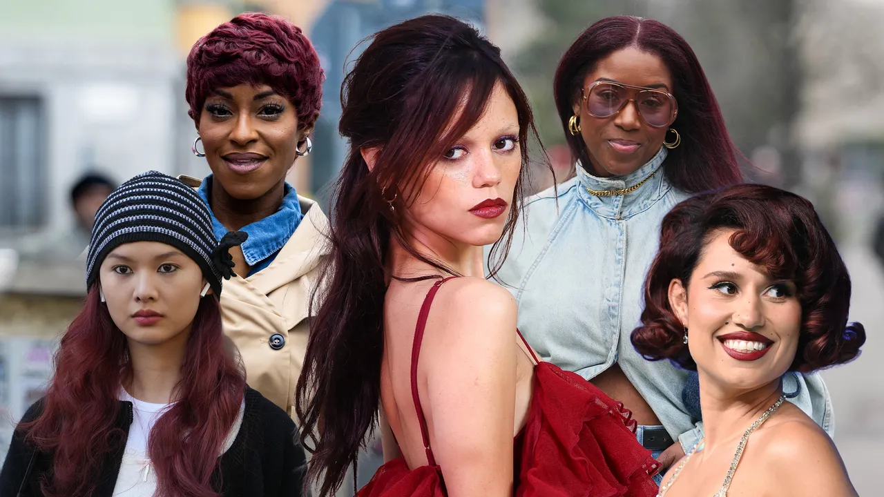 The Cherry Cola Hair Color Trend Is Bubbling Up Yet Again—See Photos