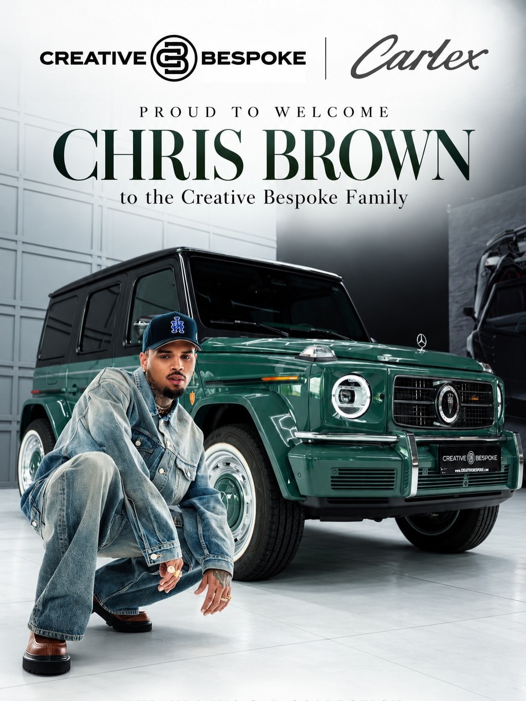 Chris Brown’s New Four-Wheeled Toy Is a Cool Carlex Design G-Wagen