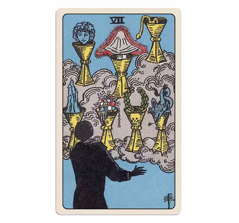 Seven Of Cups tarot card