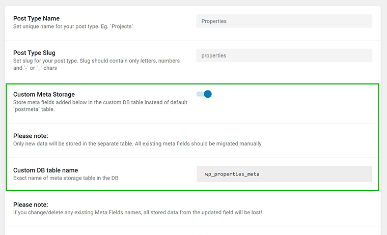 Custom meta storage feature in JetEngine