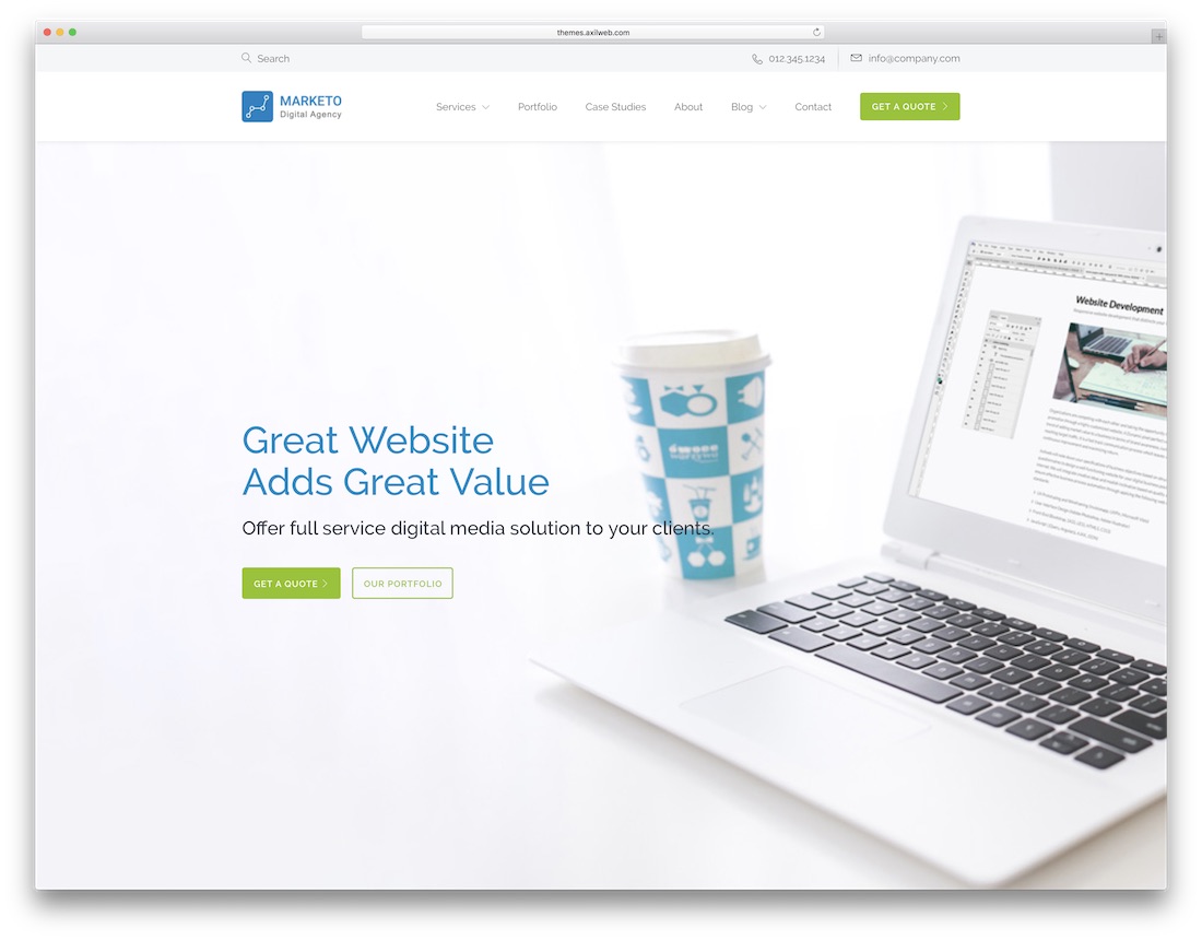 cynic technology website template
